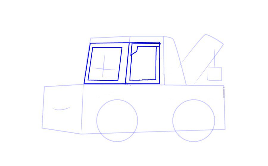 步骤三：画驾驶舱轮廓