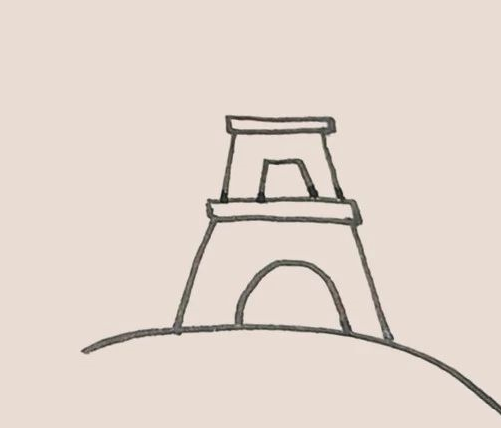 简笔画之埃菲尔铁塔