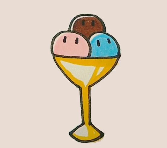 简笔画之冰淇淋