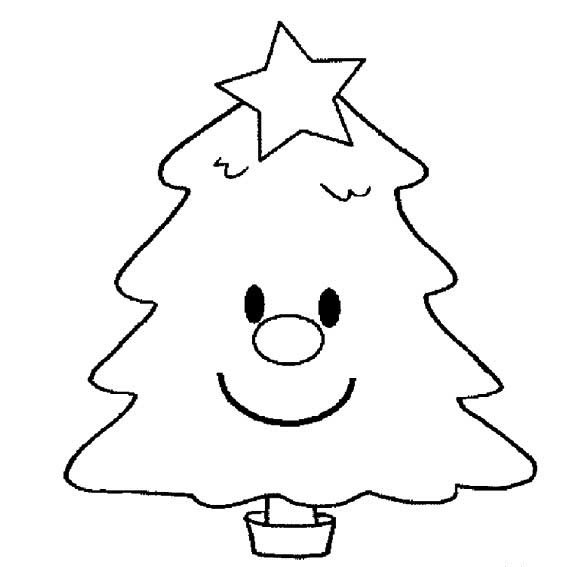 幼儿园简笔画教案 圣诞树制作