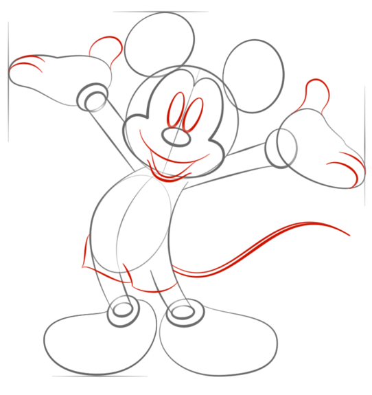 如何画米老鼠