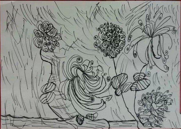 菊花节,关于重阳节的儿童绘画作品欣赏