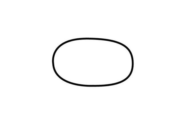 1.先画一个圆圈哦。