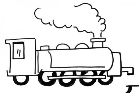 交通工具蒸汽小火车