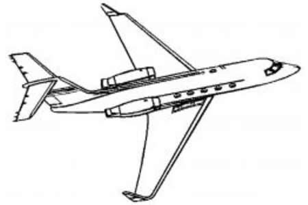 波音737飞机模型简笔画