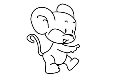 老鼠简笔画大全及画法步骤