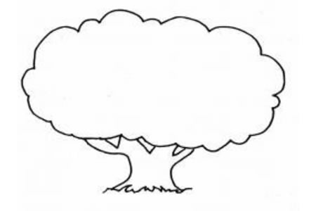 简单的榕树简笔画