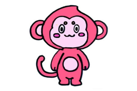 学画猴子视频教程