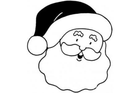 圣诞老人头像的画法