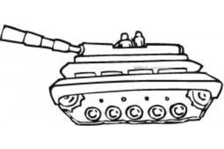 大型装甲车简笔画图片