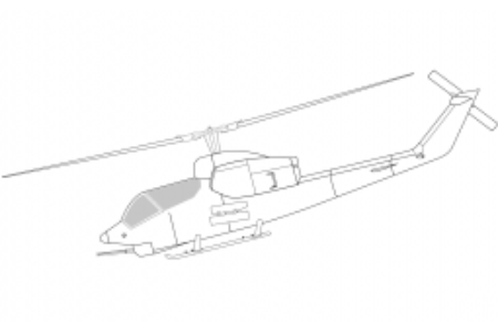 AH-1眼镜蛇攻击直升机