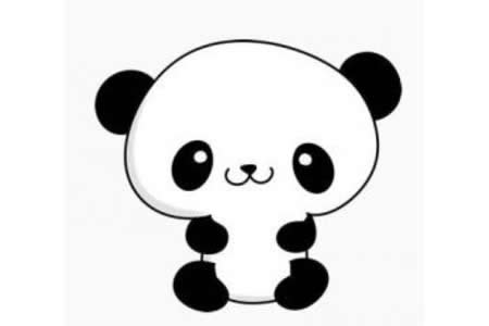 简单的熊猫简笔画画法
