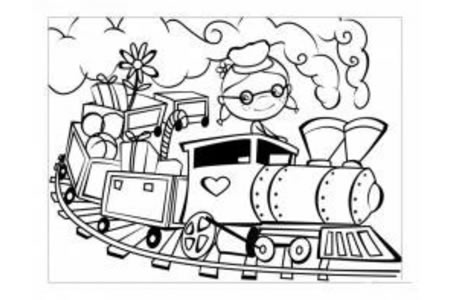火车图片 玩具火车简笔画图片