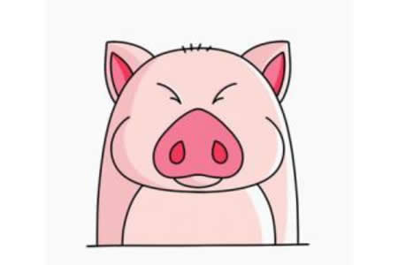 小胖猪简笔画画法
