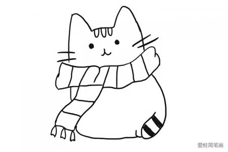 可爱小猫猫简笔画图片