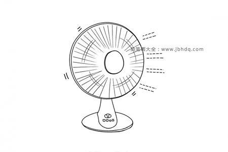 简笔画电风扇