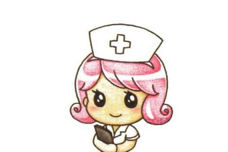可爱的小护士怎么画