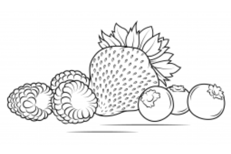 水果简笔画 草莓的画法