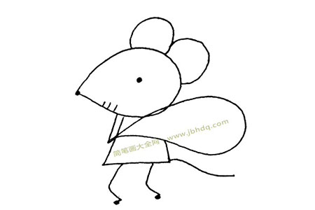 偷东西的小老鼠简笔画图片