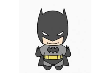 蝙蝠侠简笔画画法
