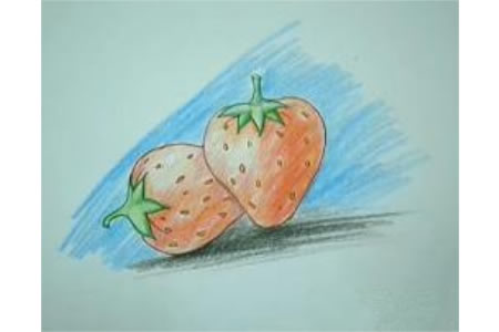 草莓的画法步骤图