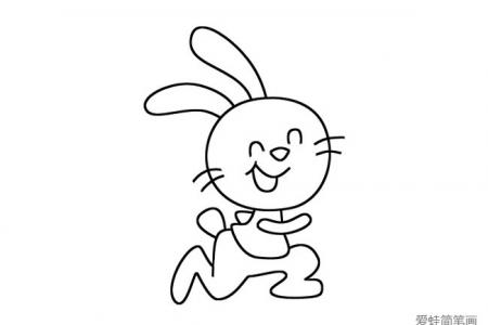 2张简单可爱的小白兔简笔画