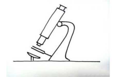 显微镜简笔画画法
