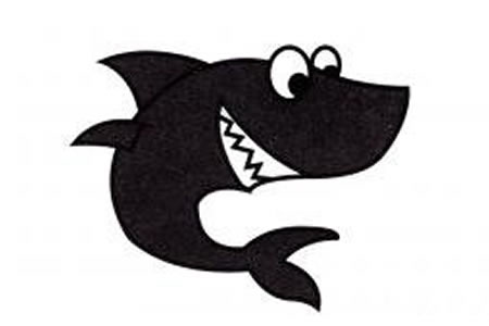 小鲨鱼简笔画画法