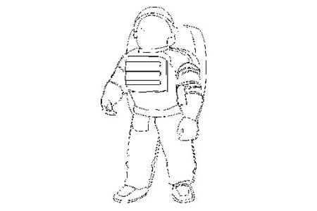 宇航员简笔画图片