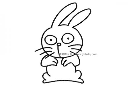 六张可爱的小兔子简笔画图片