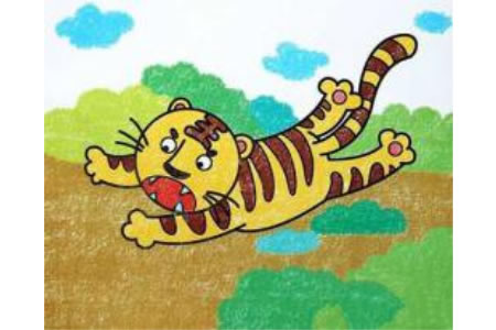 老虎的物种分类简笔画