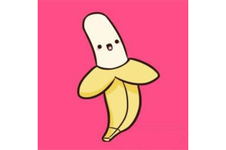 卡通香蕉简笔画图片