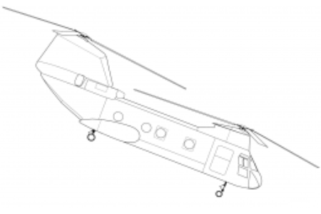CH-46海骑士直升机