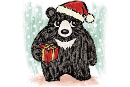 可爱的动物漫画之圣诞熊