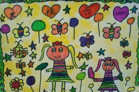 我们一起来庆祝六一儿童节幼儿画作品分享
