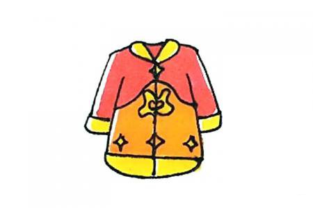 新年棉袄怎么画