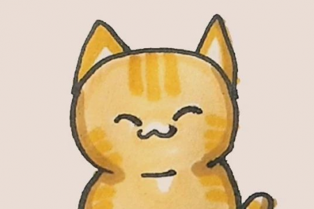 简笔画之橘猫