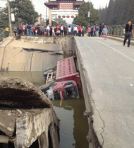 江苏丹阳大桥坍毁不单是货车超载的主要原因