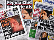 德极右领袖扮希特勒玩自拍被批 小胡子梳分头神似希特勒