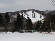 日本长野县志贺高原滑雪场素材