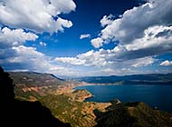旅游景点泸沽湖山水高清图片