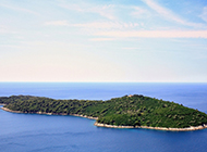 俯视梦幻海岛自然风光图片