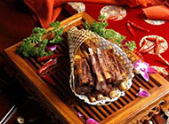 新疆特色塞外羊排食物图片