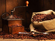 咖啡豆高清美食图片