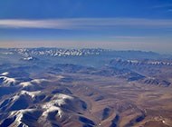 鸟瞰昆仑山山川高清图片