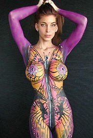 性感美国模特人体艺术私房照