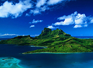美丽海岛风景图片高清特写