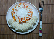 木瓜香蕉水果沙拉图片
