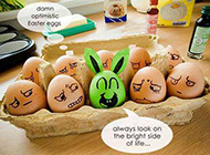 创意搞笑的可爱鸡蛋