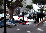 洛杉矶警察杀流浪汉 警方回应称将“仔细调查”